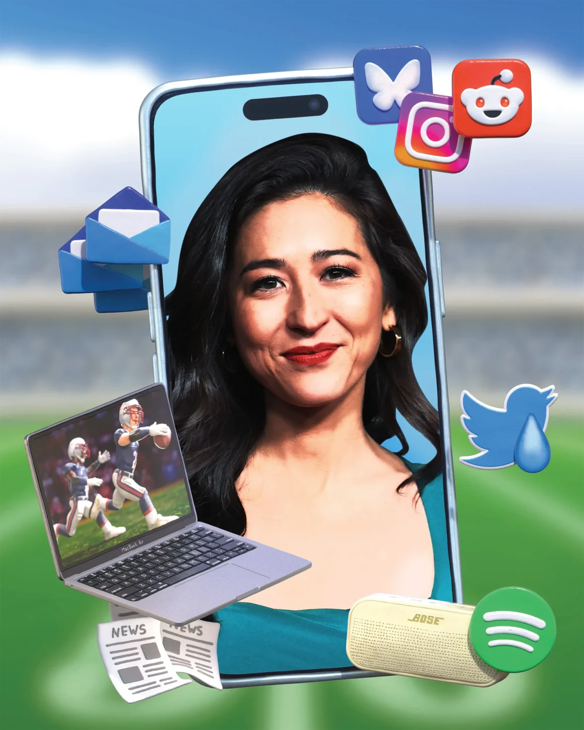 Want to Get Off Your Phone? Mina Kimes Suggests Having a Baby